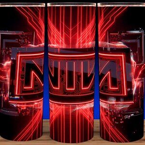 NIN Nine Inch Nails Tron Ares Design Cup Mug Tumbler 20oz